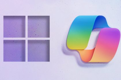 Windows logo and Copilot logo